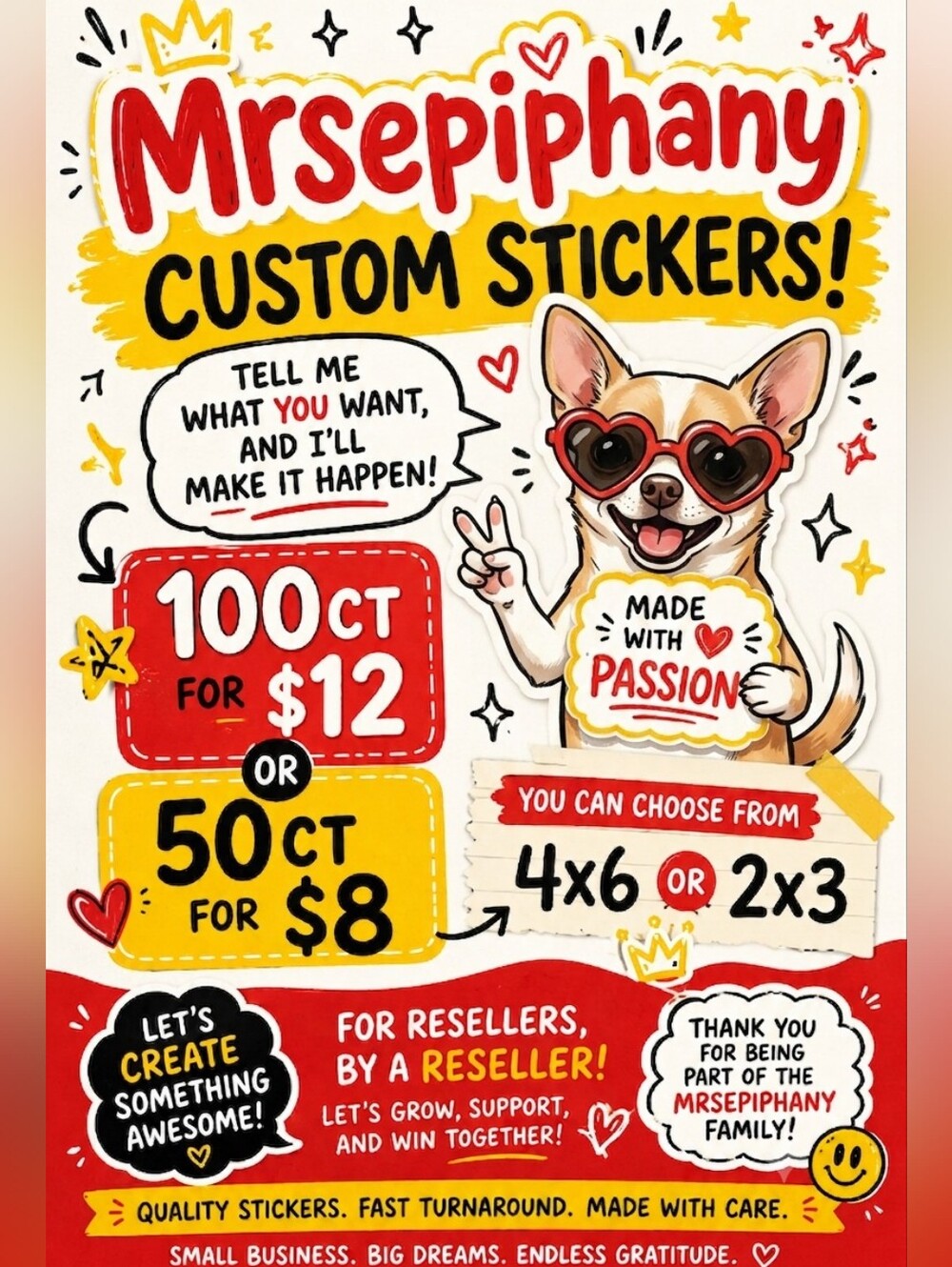 Custom Sticker Packs! - Picture 1 of 9